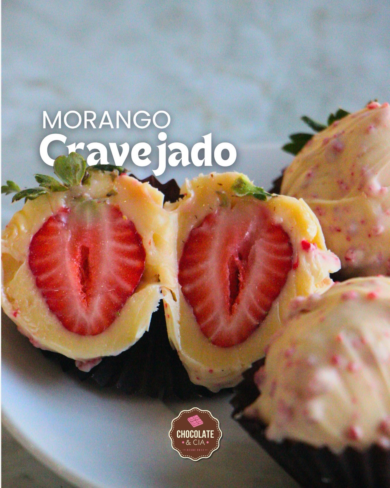 Morango cravejado
